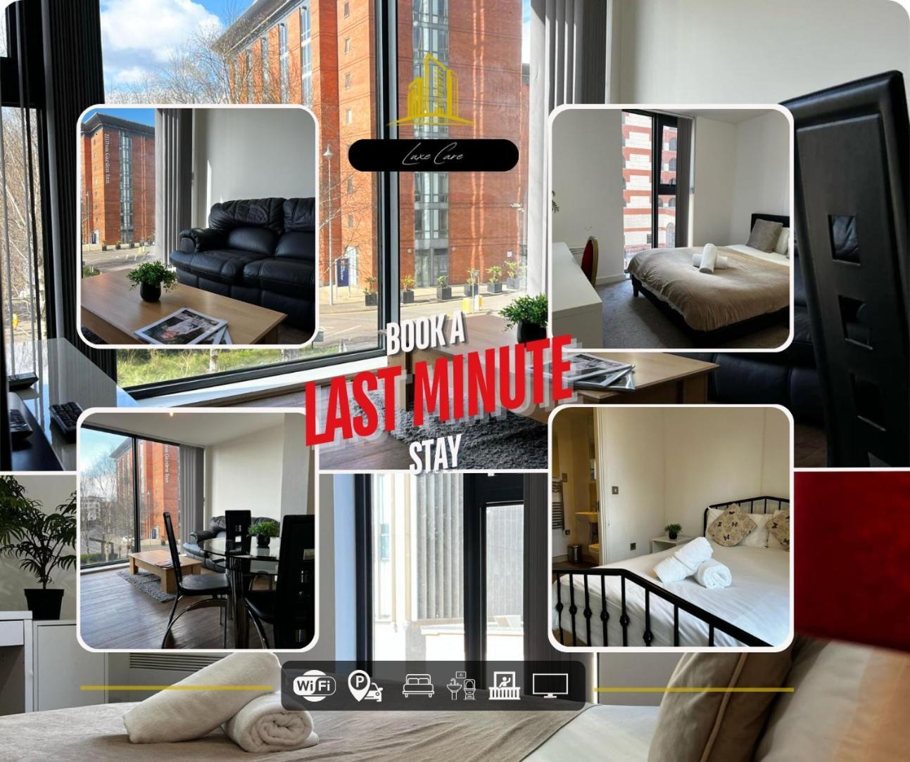 Last-Minute Specials L Book It Now L Sleeps Up To 4 L 2 Bed 2 Bath - Gym - Prime Birmingham Location L Jvt Short Lets Dış mekan fotoğraf
